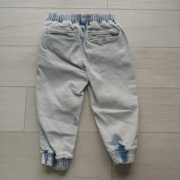 VOLCOM Baby NEW Long Sleeve Button Up Shirt & Denim Jogger Pants - Picture 9 of 11